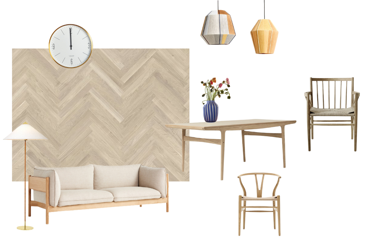 moodboard light woods